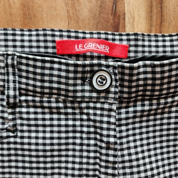 Le Grenier checked dress capris, size M - Picture 5 of 8